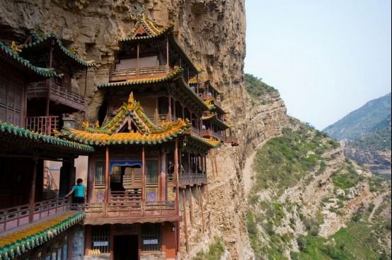 倒悬空寺在哪 千年不倒的倒悬空寺图片