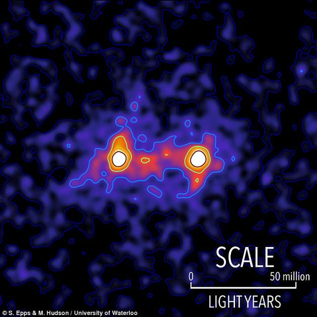 天文学家获得了第一张连接星系的暗物质“桥梁”图像。815 / 作者:UFO外星人爱好者 / 帖子ID:34545