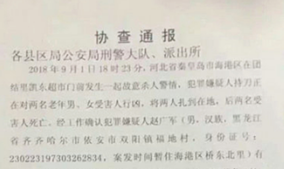 秦皇岛9月1日杀人案真相,凶手为什么要杀人421 / 作者:UFO外星人爱好者 / 帖子ID:47852