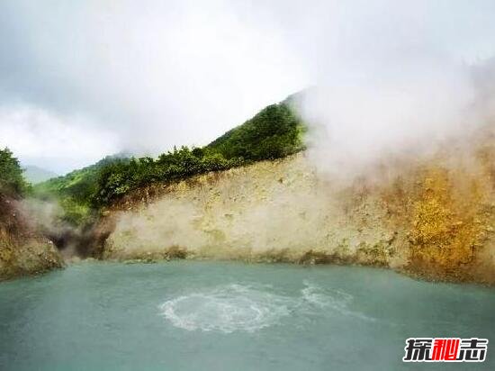 多米尼加沸水湖之谜，湖水沸腾温度超过100℃407 / 作者:志向探秘 / 帖子ID:49713