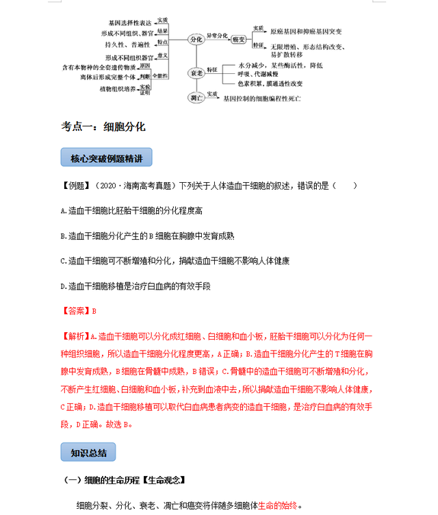 高中生物最复杂难记，但考的简单，无非就这35个知识考点汇总清单173 / 作者:梦想镌刻时光光x / 帖子ID:103707