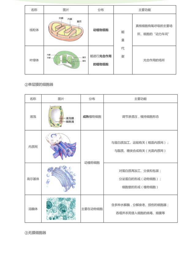 生物还能这么学？高中生物重要知识点辨析汇总（表格版）829 / 作者:薛建朝 / 帖子ID:128865