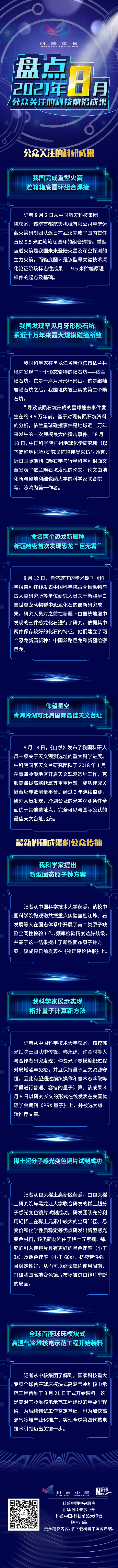 盘点2021年8月公众关注的科技前沿成果856 / 作者:UFO爱好者 / 帖子ID:67353