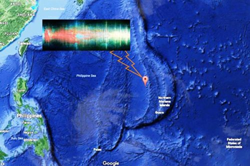 马里亚纳海沟底部的生物传出神秘怪声